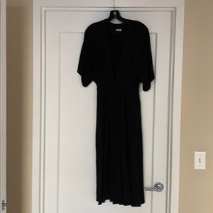 Reformation Dresses - Reformation black jersey low v dress Reformation Dresses - Reformation black jersey low v dress